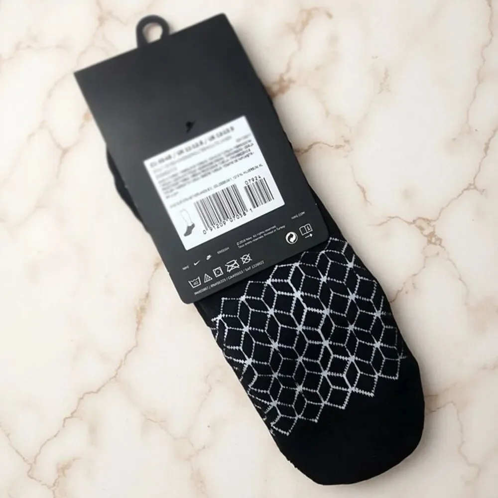 *3 Pair* Nike Elite Cushioned No-Show Black Running Socks M: 6-7.5 | W: 7.5-9
